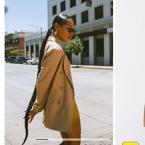 🆕 NWT Forever21 Notched Double-Breasted Blazer